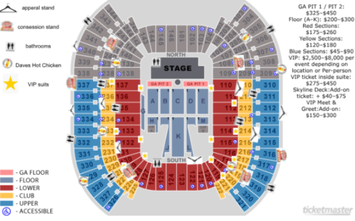 Seating Chart with Team Logo